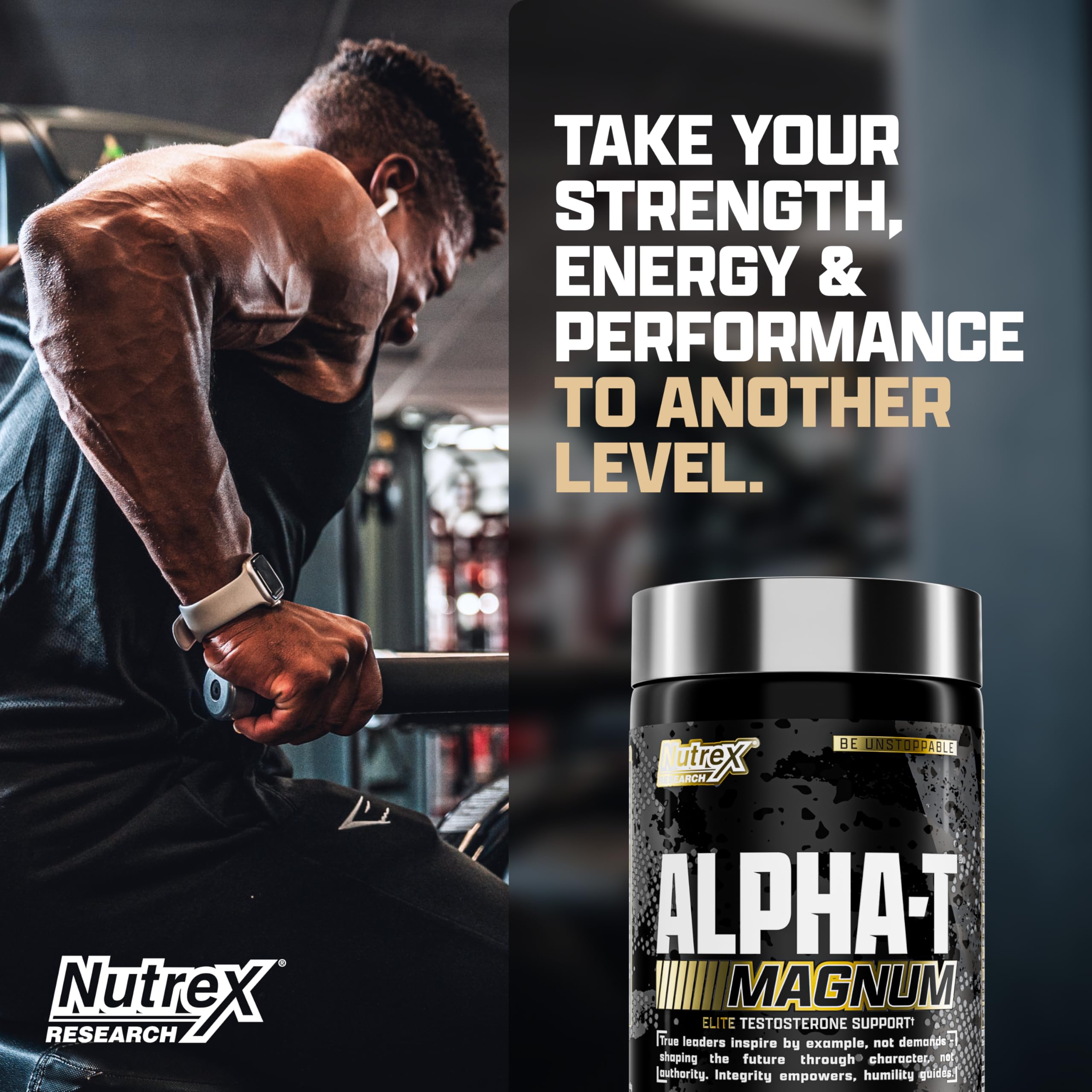 Nutrex Research Anabol Hardcore Alpha-T Magnum Muscle Builder Bundle Stack