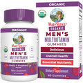 MARYRUTH'S Organic Men's Multivitamin Gummies, Vegan, Non-GMO, 60 Count