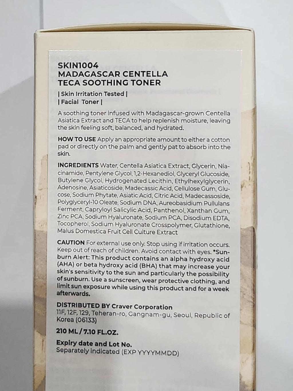SKIN1004 Madagascar Centella TECA Toner & Cream Set, Soothing Toner with LHA for Gentle Exfoliation, Face Moisturizer with TECA & PDRN for Oil & pH Balance and Skin Barrier Support, Korean Skin Care