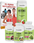 NaturalSlim Immune Support Supplement Kit, Vitamins and Supplements to Help Support a Strong Immune System with Garlic & Ginger, Magnesium Citrate, Cortisol Support, Zinc & Mineral Supplements
