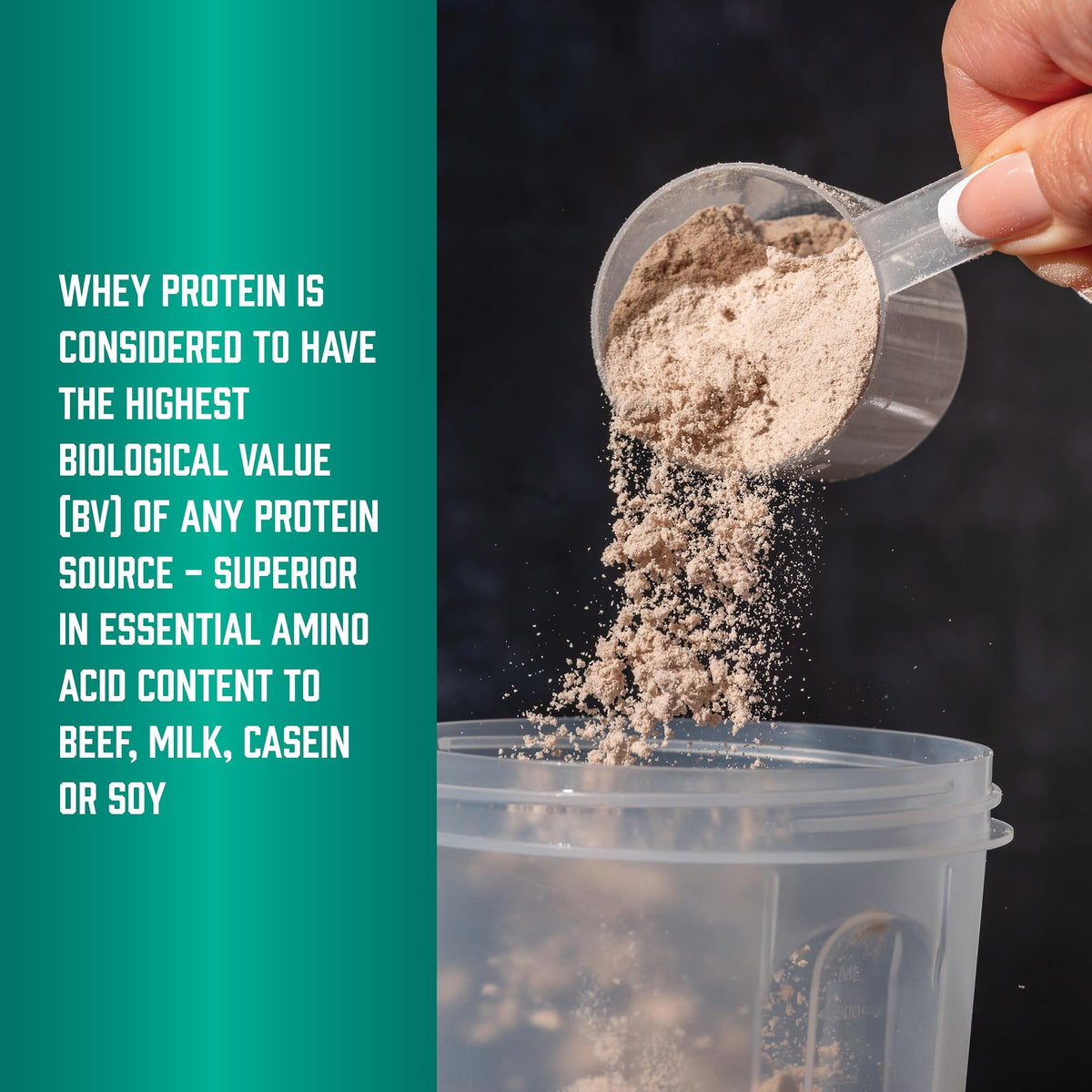NOW Foods Sports Nutrition, Whey Protein Concentrate, 24 g With BCAAs, Unflavored Powder, 1.5-Pound