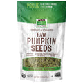 NOW Foods, Organic Pumpkin Seeds, Raw and Unsalted, Excellent Source of Protein and Iron, Certified Non-GMO, Keto-Friendly Snack, 12-Ounce (Packaging May Vary)