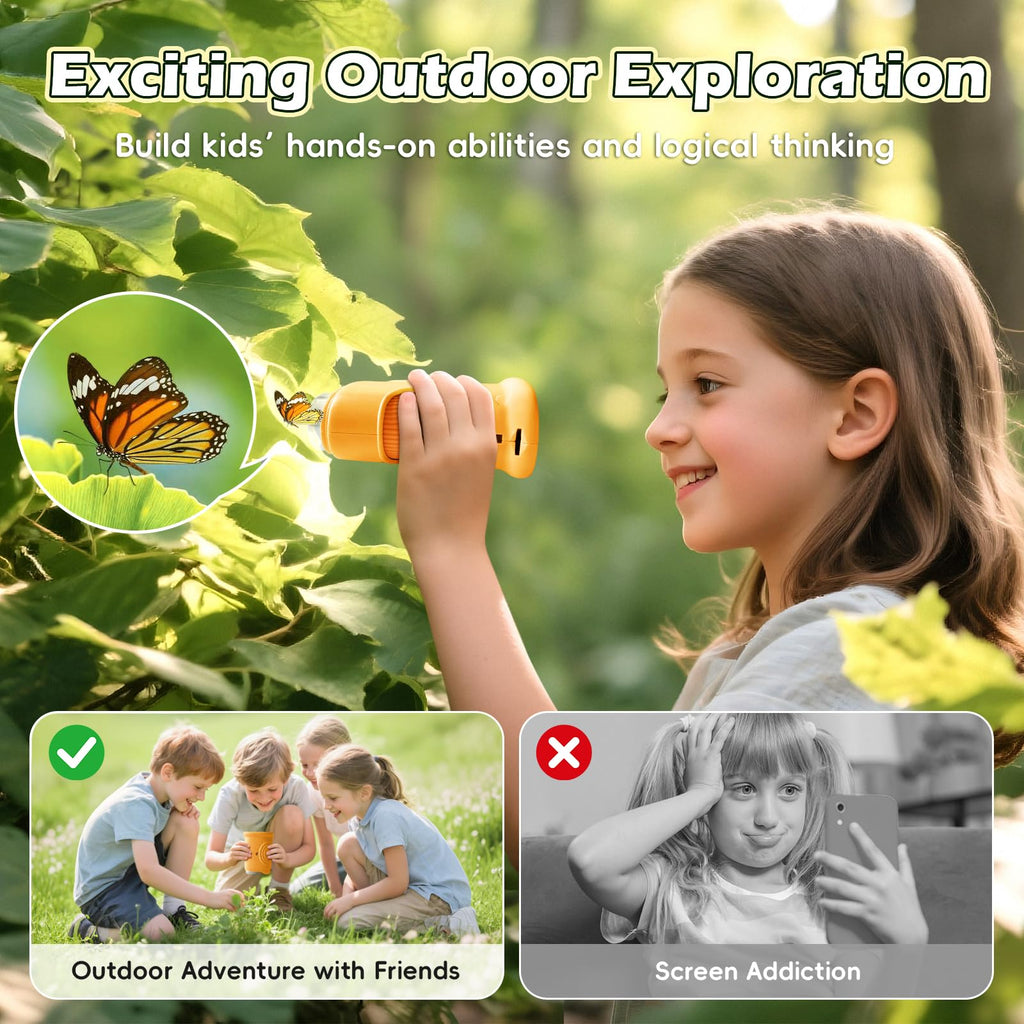 Alotwan Microscope for Kids 1000X Digital, Handheld Kids Microscope