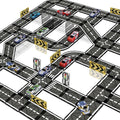 Magnetic Tiles Road Set with Pullback Car for Kids Ages 4-8 Boys Stem Toys