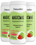 NaturalSlim MagicMag Magnesium Citrate Powder, Strawberry Lime, 8 oz 3 Pack