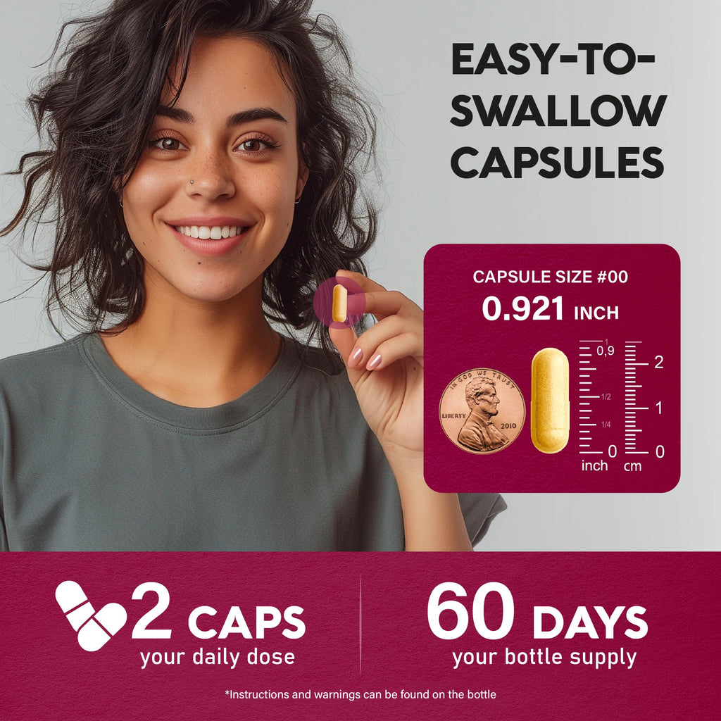 Vitamin B Complex for Men & Women - Riboflavin B2, B12, B1, B3, B5, B6, B7, B8, B9 | Vitamin C, Choline, Inositol | B-Complex Supplement | Energy, Brain & Heart Support | Lab Tested | 120 Vegan Caps