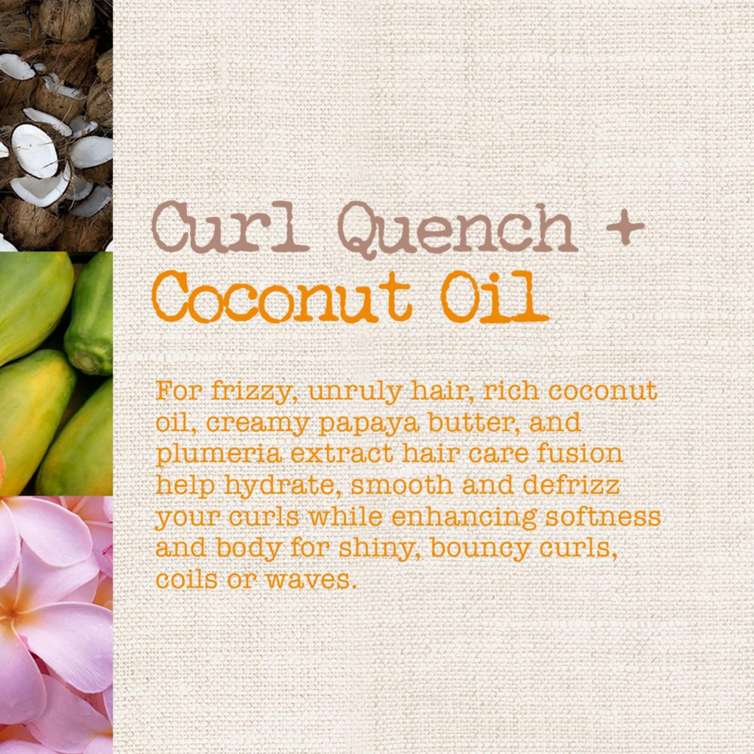 Maui Moisture Curl Quench + Coconut Oil Curl Smoothie, 12 oz