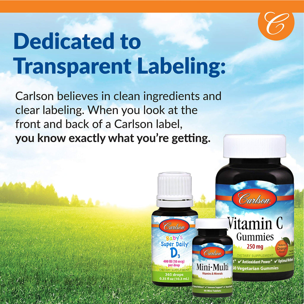 Carlson E-Gems Elite, 1000 IU (670 mg), Optimal Wellness, 120 Softgels