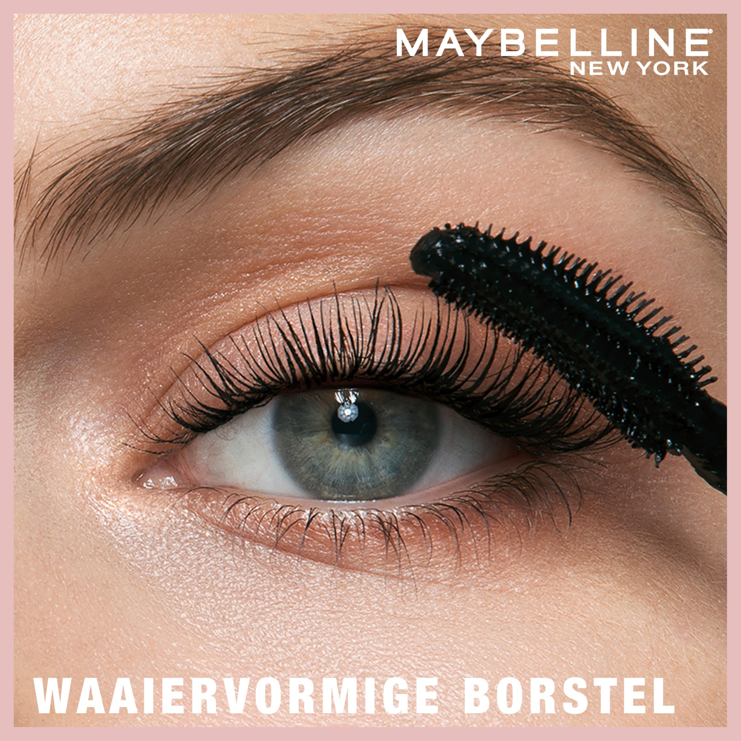 Maybelline Lash Sensational Lash Multiplying Waterproof Mascara, No. Black, 0.31 Ounce