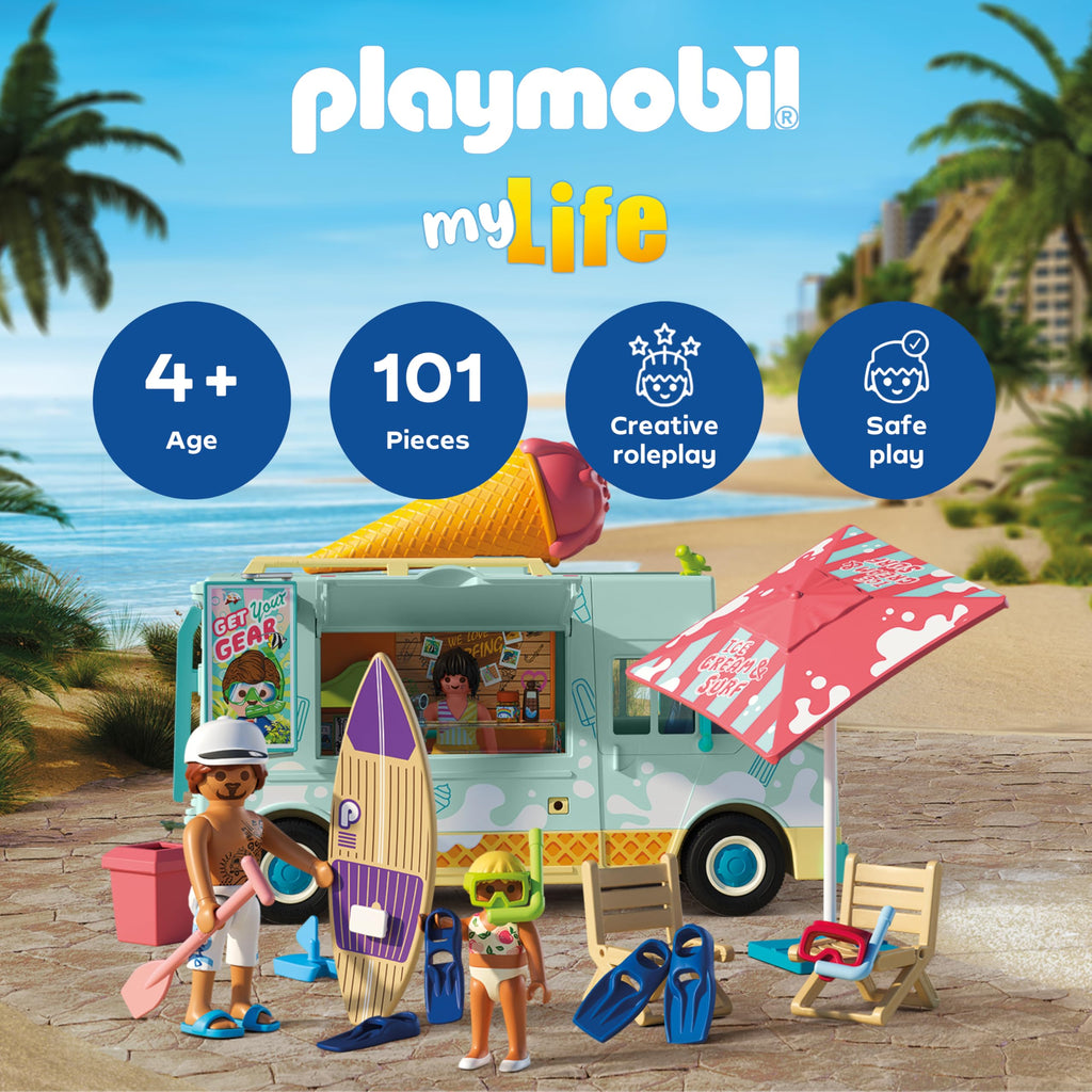 Playmobil Ice Cream Truck with Surf Shop