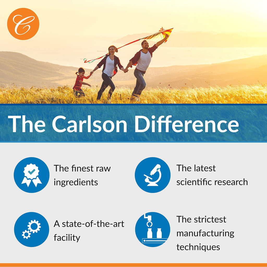Carlson Vitamin C Gummies, 250 mg, Optimal Wellness, 60 Vegetarian Gummies