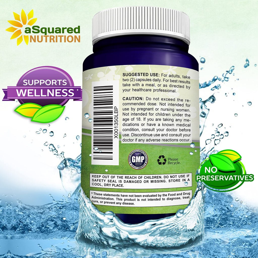 100% Natural Resveratrol - 1000mg Per Serving Max Strength (180 Capsules) Antioxidant Supplement, Trans-Resveratrol Pills for Heart Health & Pure, Polyphenols (Pack of 2)