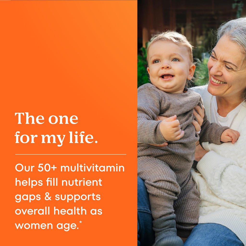 One A Day Multivitamin for Women 50 and Over Tablets, Womens Multivitamin 50 plus with Vitamins D, C, E, Zinc & Biotin, Daily Vitamins for Woman 50+, 65 Ct