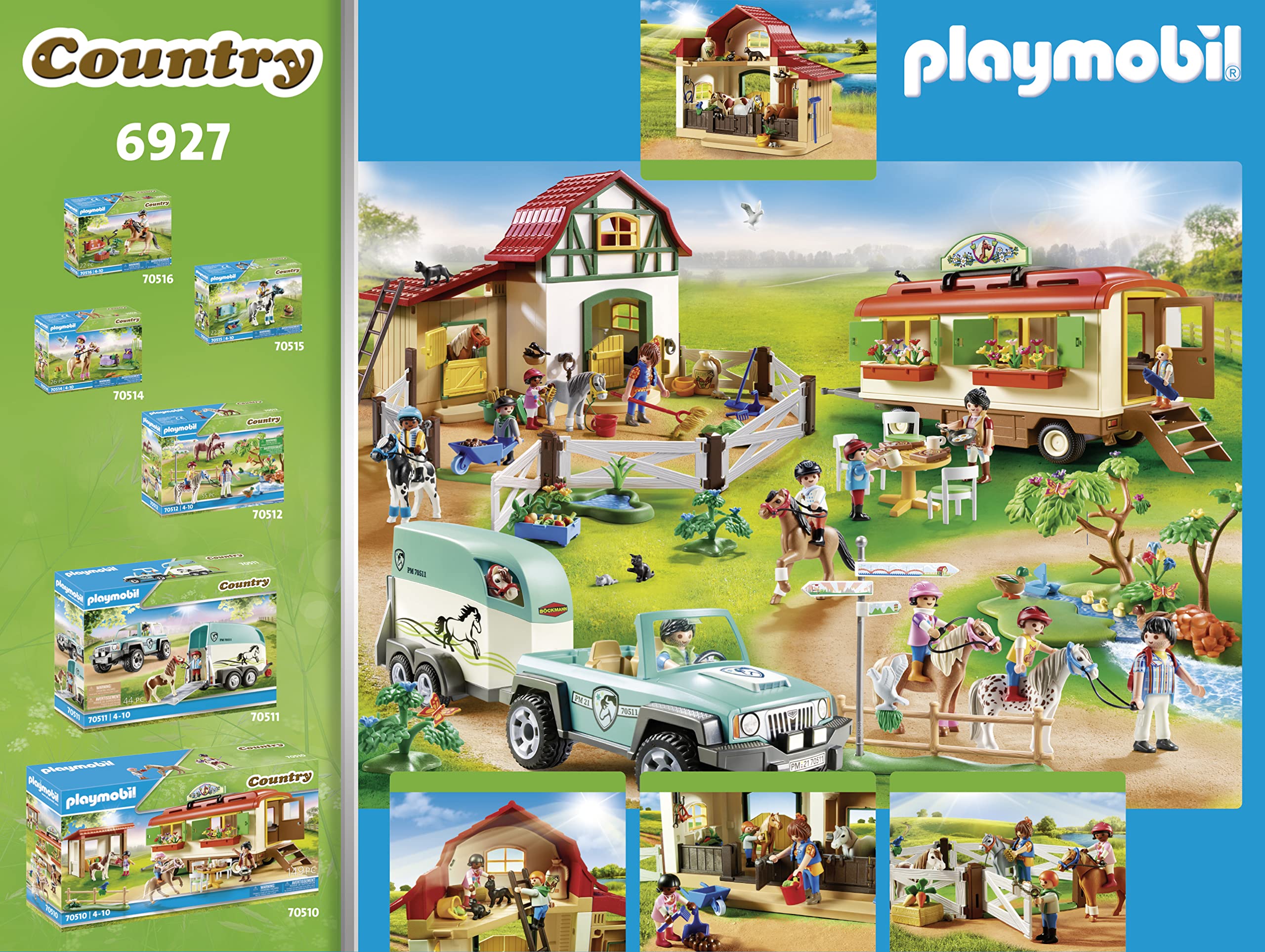 Playmobil 6927 Country Pony Farm, for Children Ages 4+