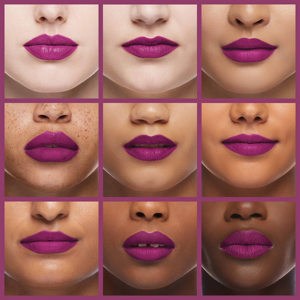 Maybelline Color Sensational Lipstick, Lip Makeup, Matte Finish, Hydrating Lipstick, Nude, Pink, Red, Plum Lip Color, Berry Bossy, 0.15 oz; (Packaging May Vary)