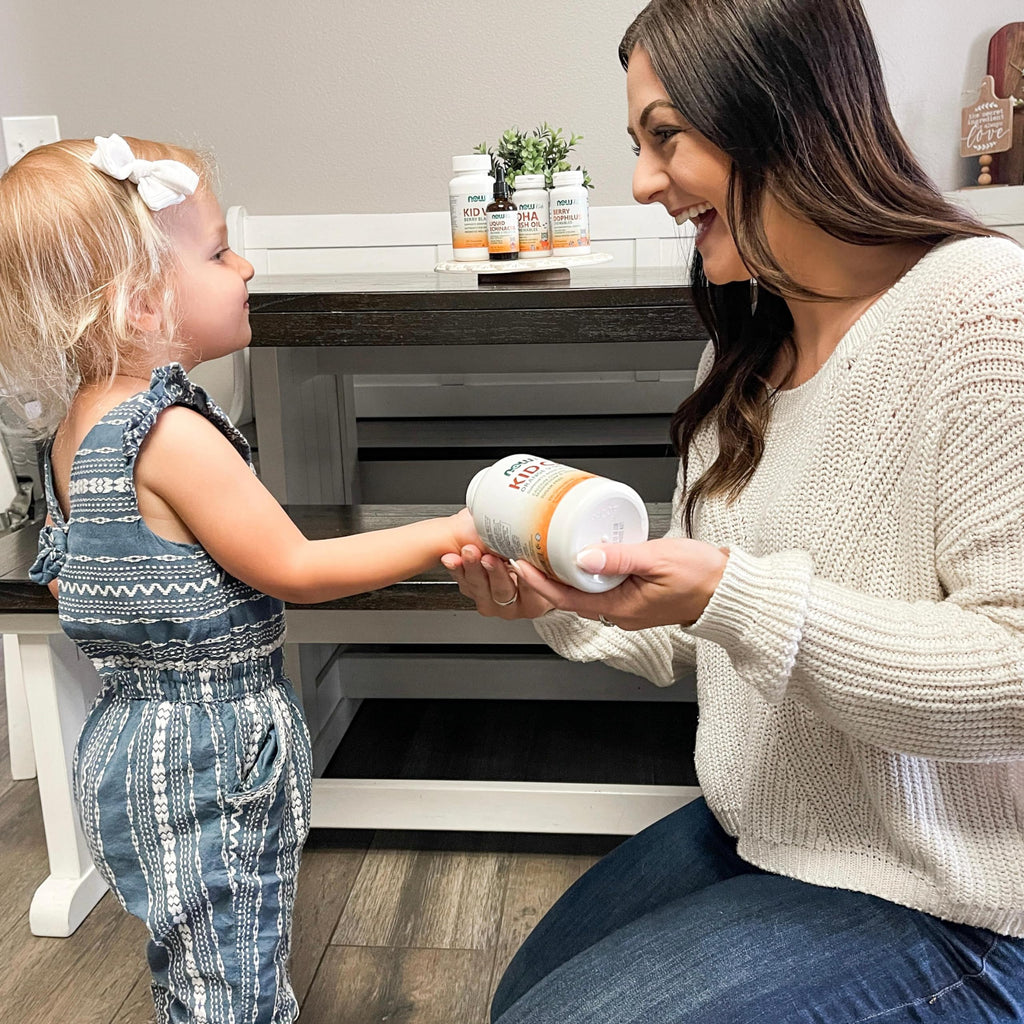 NOW Supplements, Kid Cal, Orange Flavor, 100 Chewables