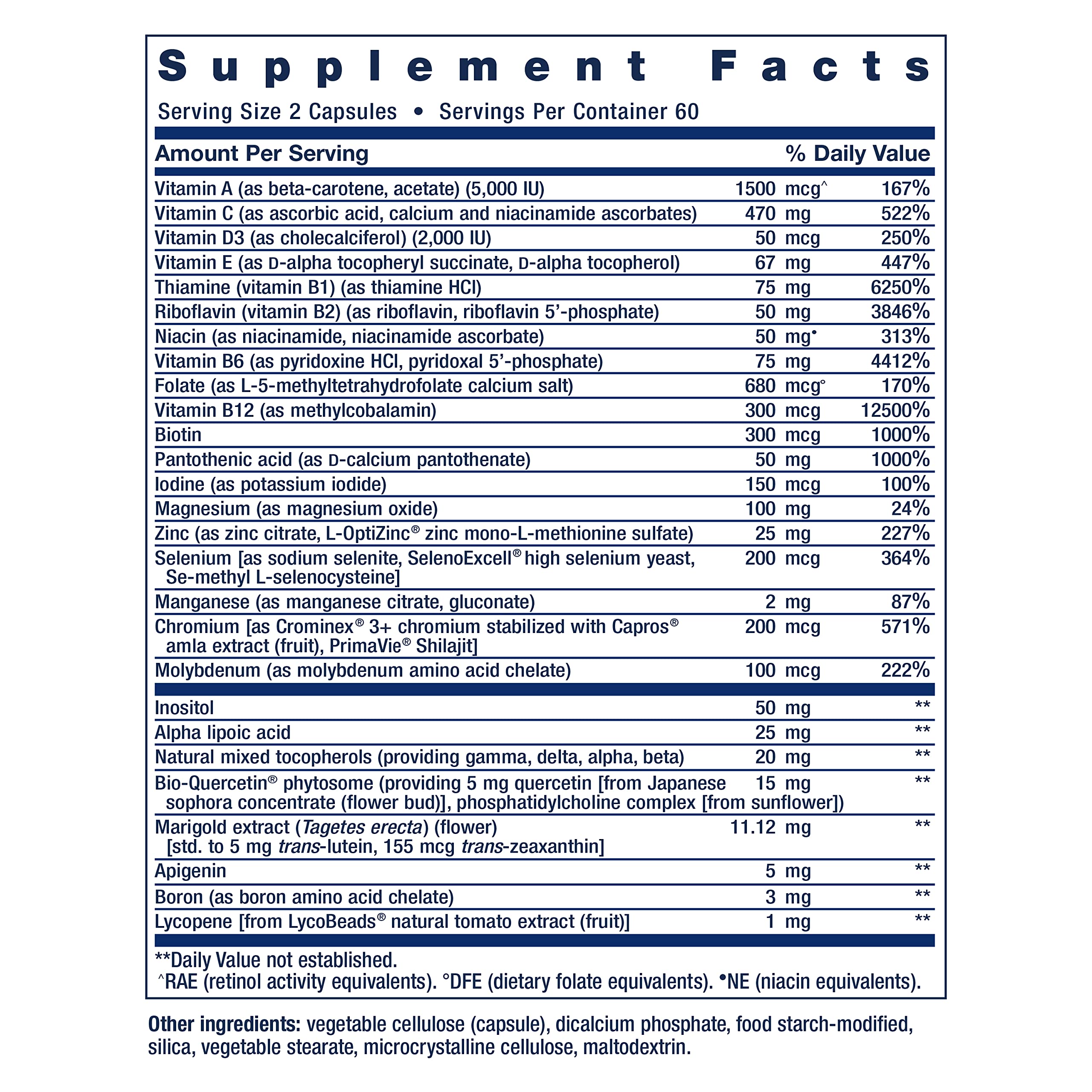 Life Extension Two-Per-Day Multivitamin, Vitamins B, C, D, zinc, Packed with Over 25 Vitamins, Minerals & extracts, Two-Month Supply, Non-GMO, Gluten-Free, 120 Capsules (Pack of 2)