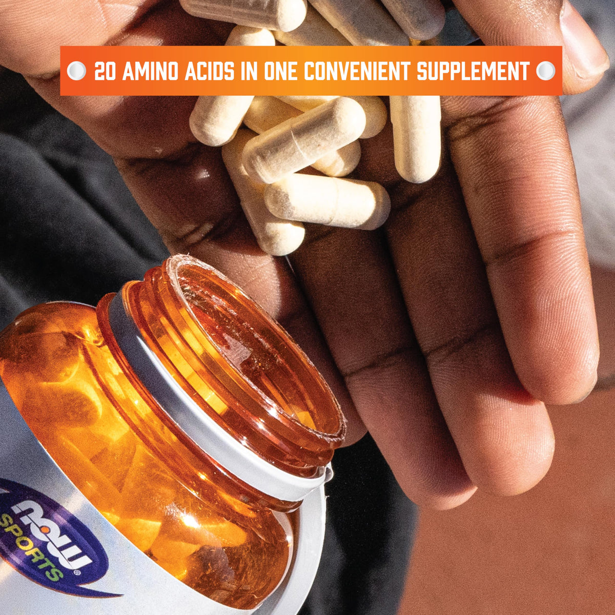 Now Sports Nutrition, Amino Complete, Protein Blend with 20 Aminos and B-6, 120 Veg Capsules