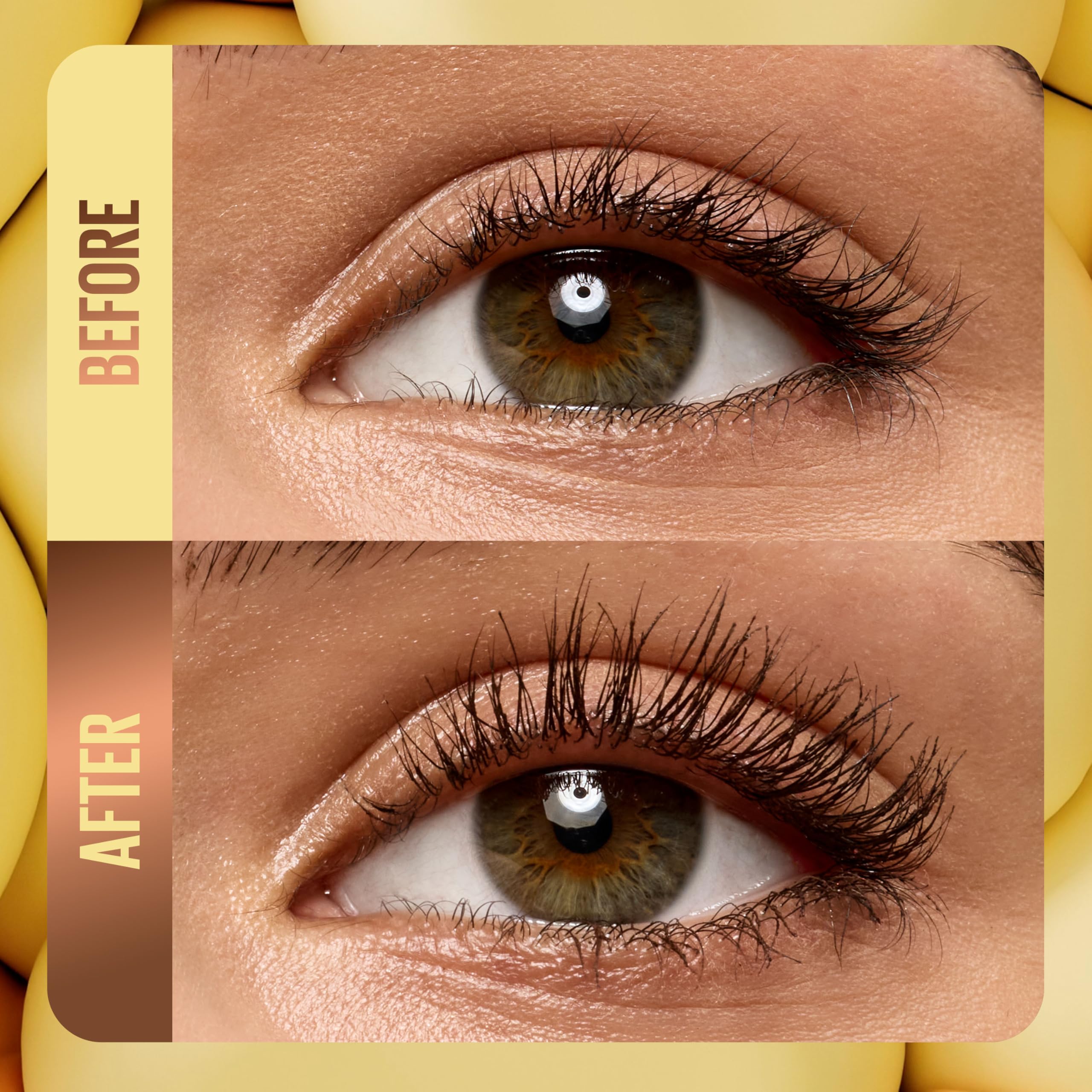 Maybelline The Colossal Bubble Mascara, Buildable Mascara Volume and Length Formula for Bold, Separated, Sleek Lashes, Washable Formula, Copper Brown, 1 Count