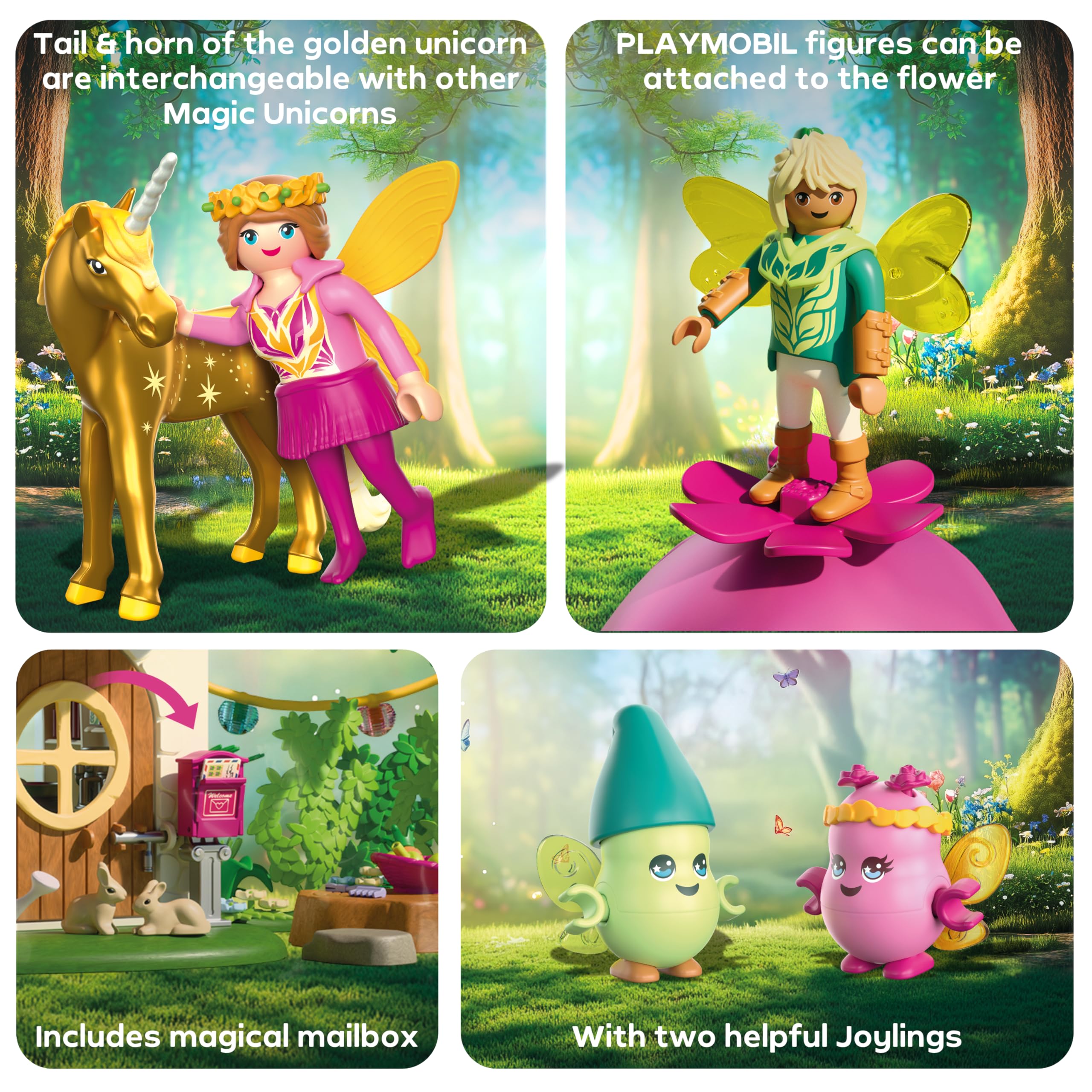 Playmobil Cozy Fairy Home with Golden Unicorn