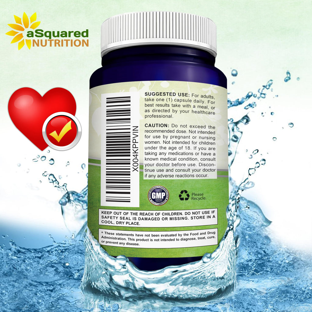 aSquared Nutrition CoQ10 200mg - 60 Capsules - CO Q 10 Supplement - Coenzyme Q10 Ubiquinone Pills - Vegan CoQ-10 Extra Antioxidant Vitamin - Alternative to Softgels & Gummies