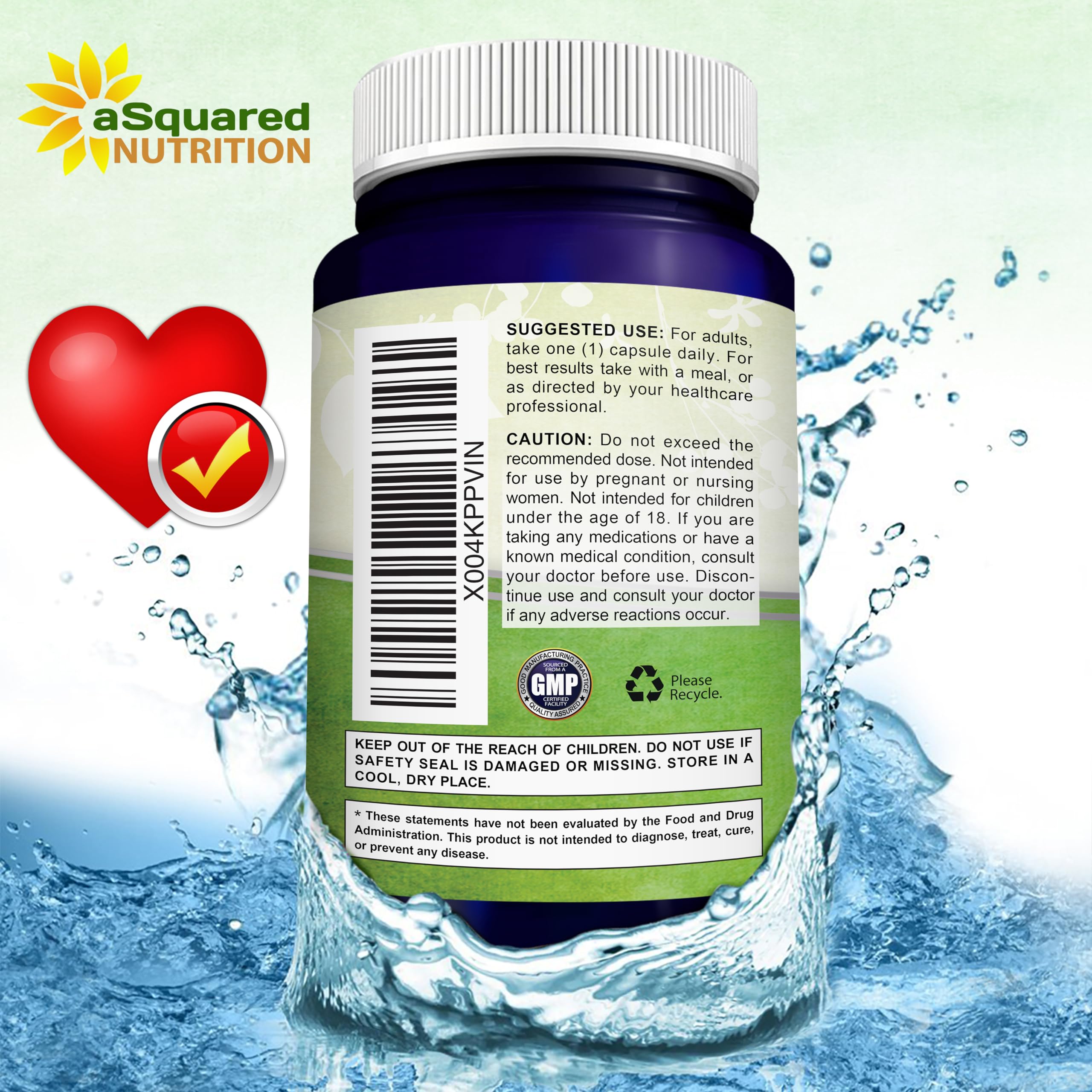 aSquared Nutrition CoQ10 200mg - 60 Capsules - CO Q 10 Supplement - Coenzyme Q10 Ubiquinone Pills - Vegan CoQ-10 Extra Antioxidant Vitamin - Alternative to Softgels & Gummies