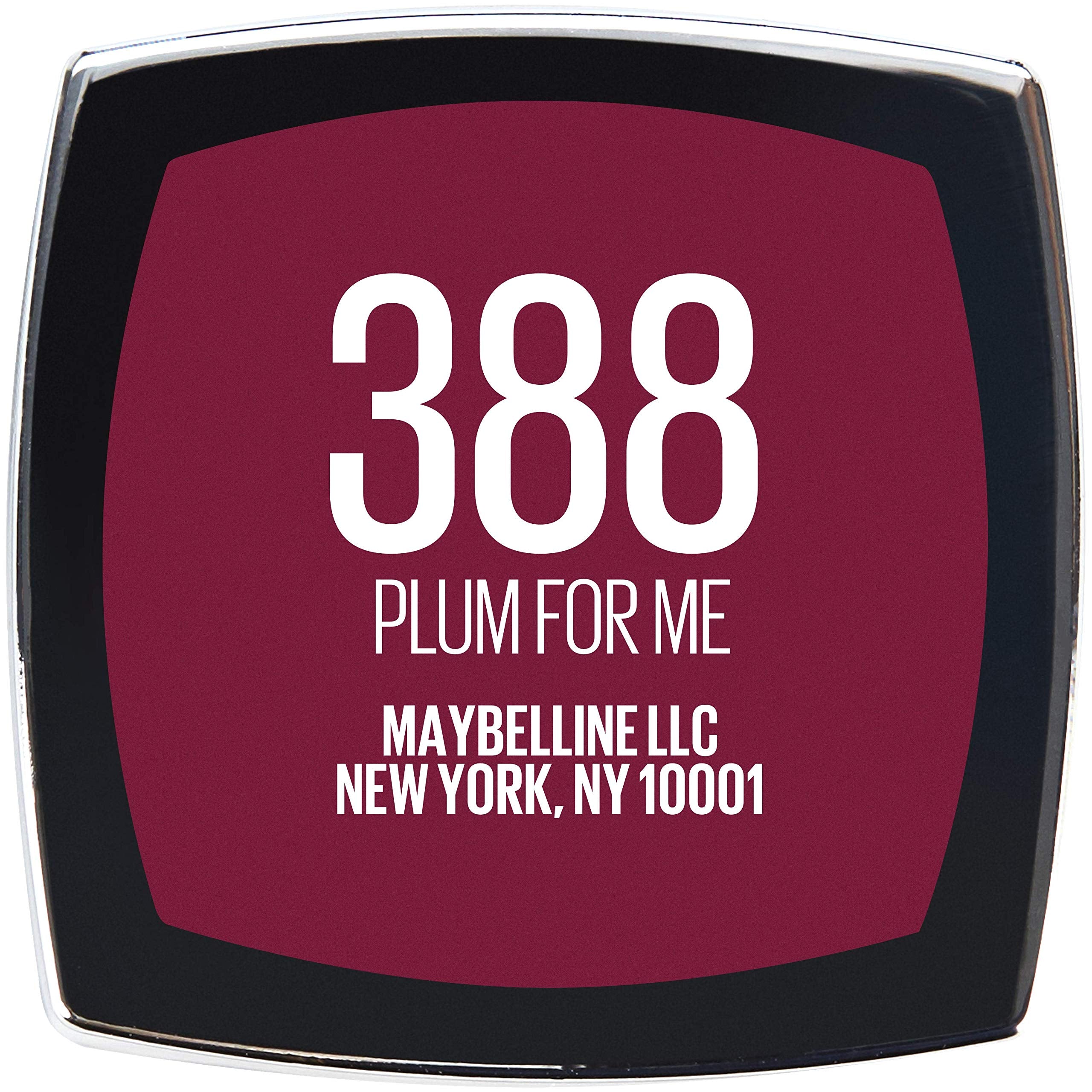 Maybelline New York Color Sensational Made for All Lipstick,388 Plum For Me, Satin Purple Lipstick