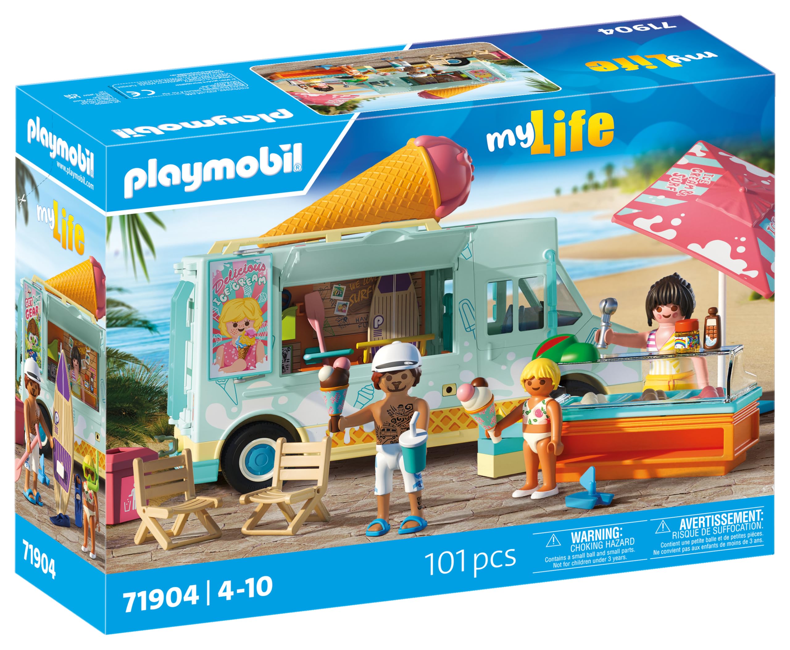 Playmobil Ice Cream Truck with Surf Shop