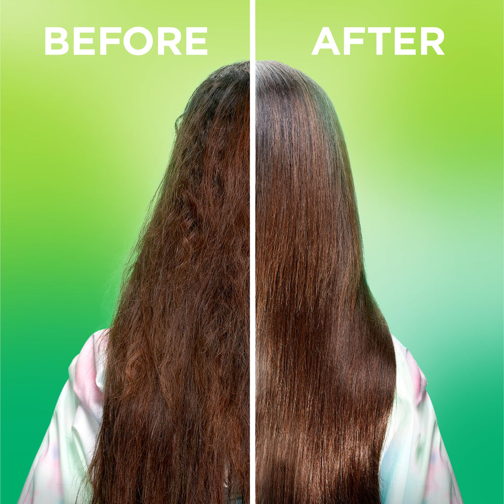 Garnier Fructis Sleek & Shine 10-in-1 Leave In Conditioner Spray for Dry, Frizzy Hair, Heat Protectant Up to 450F with Argan Oil & Plant Keratin, Provides Flyaway and Frizz Control, 8.1 Fl Oz