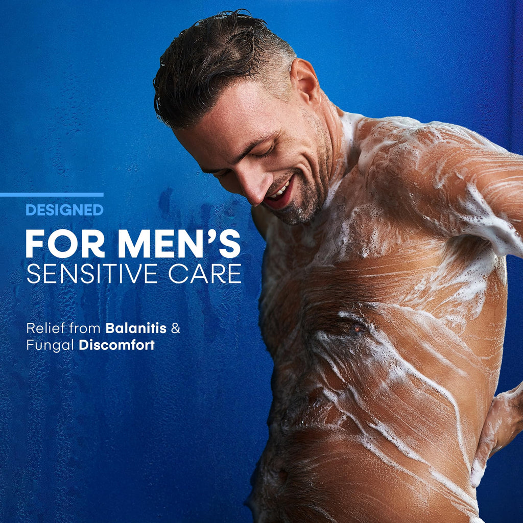 Hermon Balanitis Treatment for Men Relief Kit: Soothing Cream 2oz & Clotrimazole 1% Cleansing Soap 4oz – Helps Relieve Redness, Itching & Irritation – Gentle Care for Sensitive Areas