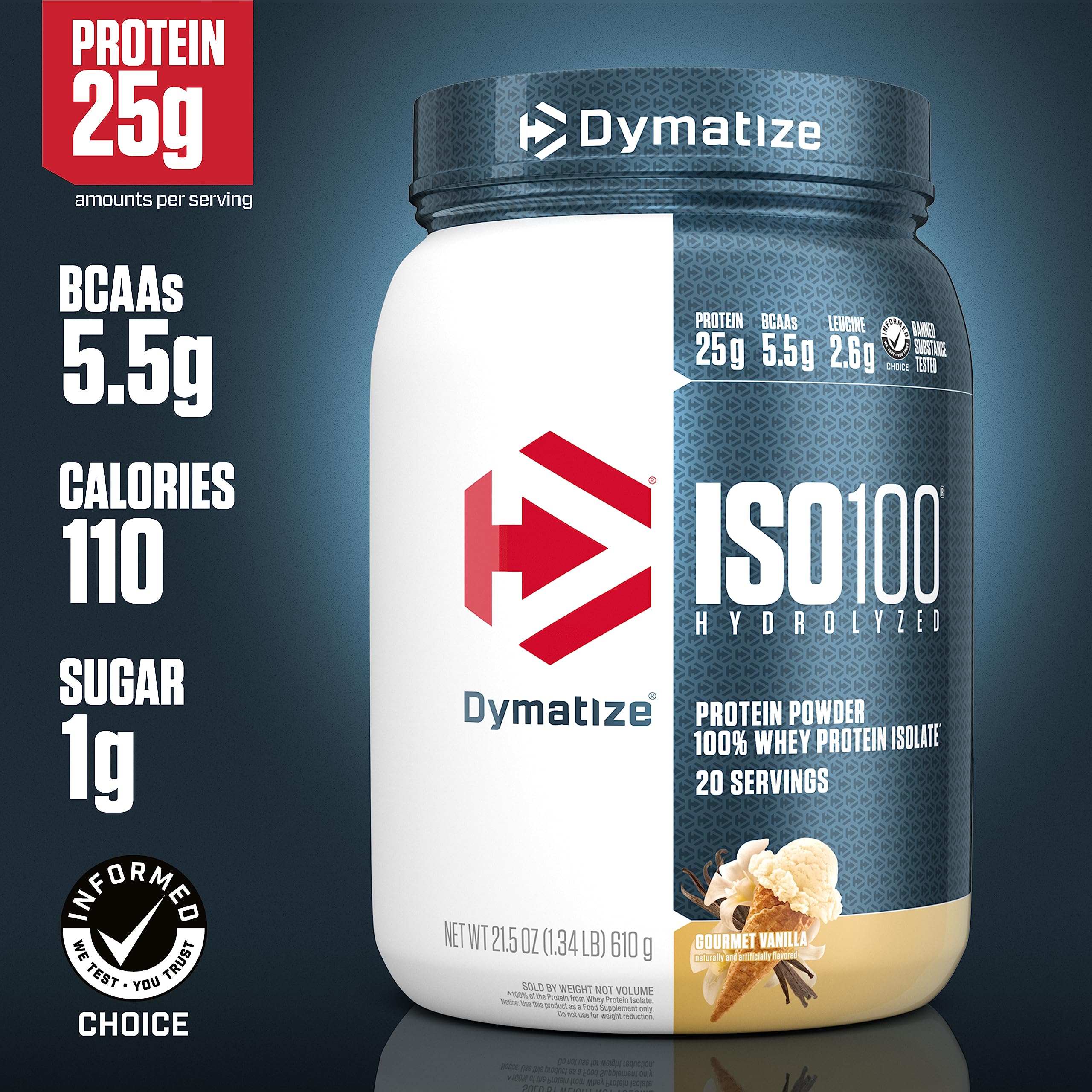 Bundle of Dymatize Performance Protein Shake, Fruity Pebbles (12 pack) + ISO100 Whey Protein Powder Isolate, Gourmet Vanilla (20 Servings)