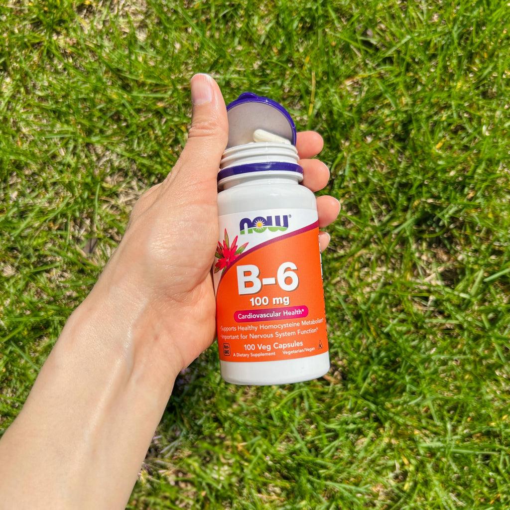 NOW Foods Supplements, Vitamin B-6 (Pyridoxine HCl) 100 mg, 100 Veg Capsules