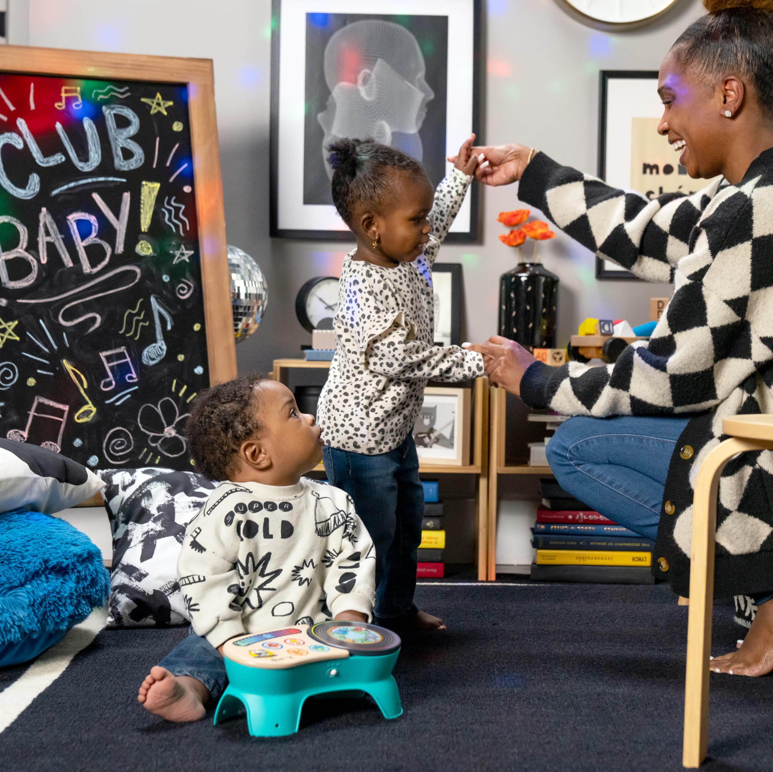 Baby Einstein + Hape DJ Discovery Musical Toy Turntable, Ages 6 Months and Up