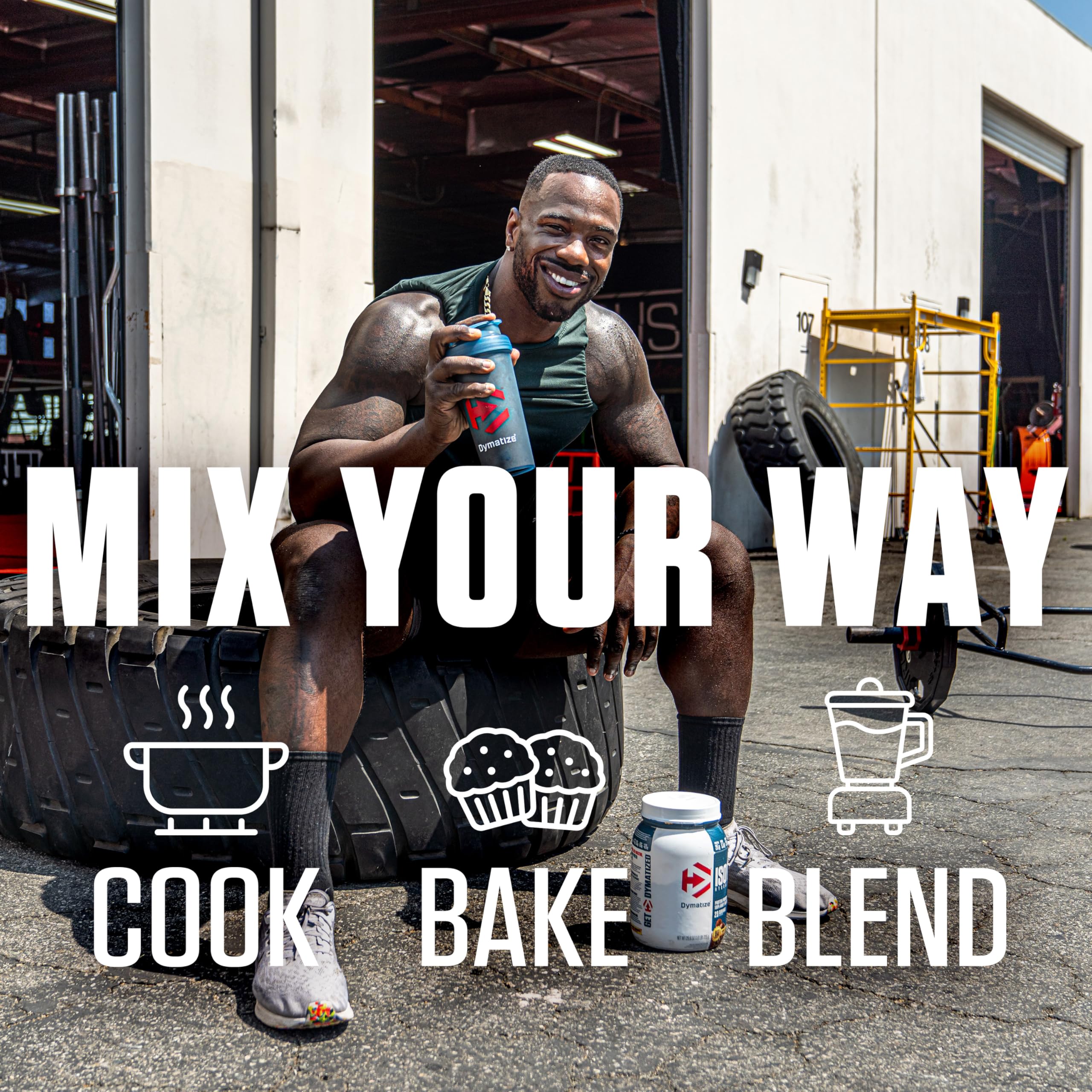 Dymatize Super Mass Gainer Protein Powder, Gourmet Vanilla, 52g Protein, 1g Creatine, 1280 Calories, 10.7g BCAAs, 245g Carbs, Contains Whey Protein Powder, Isolate, and Casein (8 Servings)