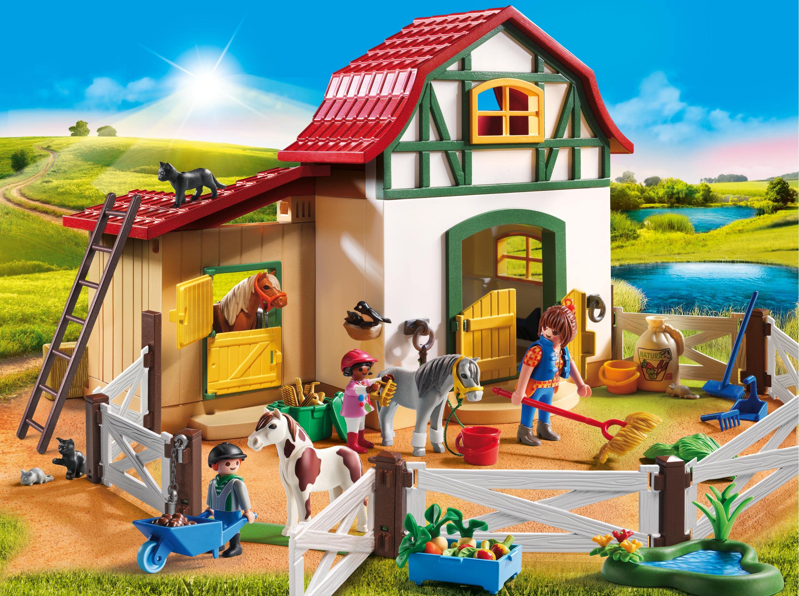 Playmobil 6927 Country Pony Farm, for Children Ages 4+