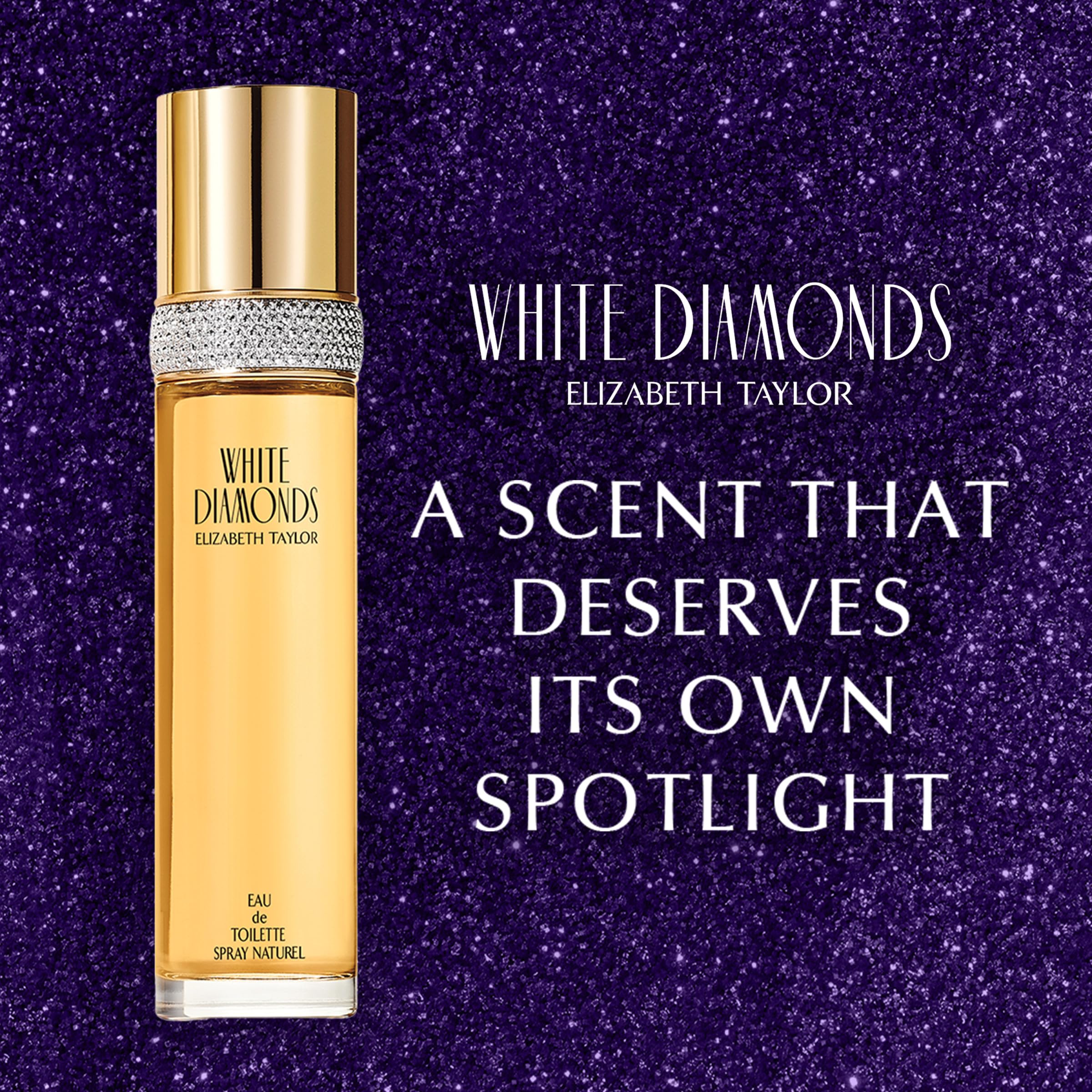 Elizabeth Taylor White Diamonds Eau de Toilette for Women, 3.3 fl oz