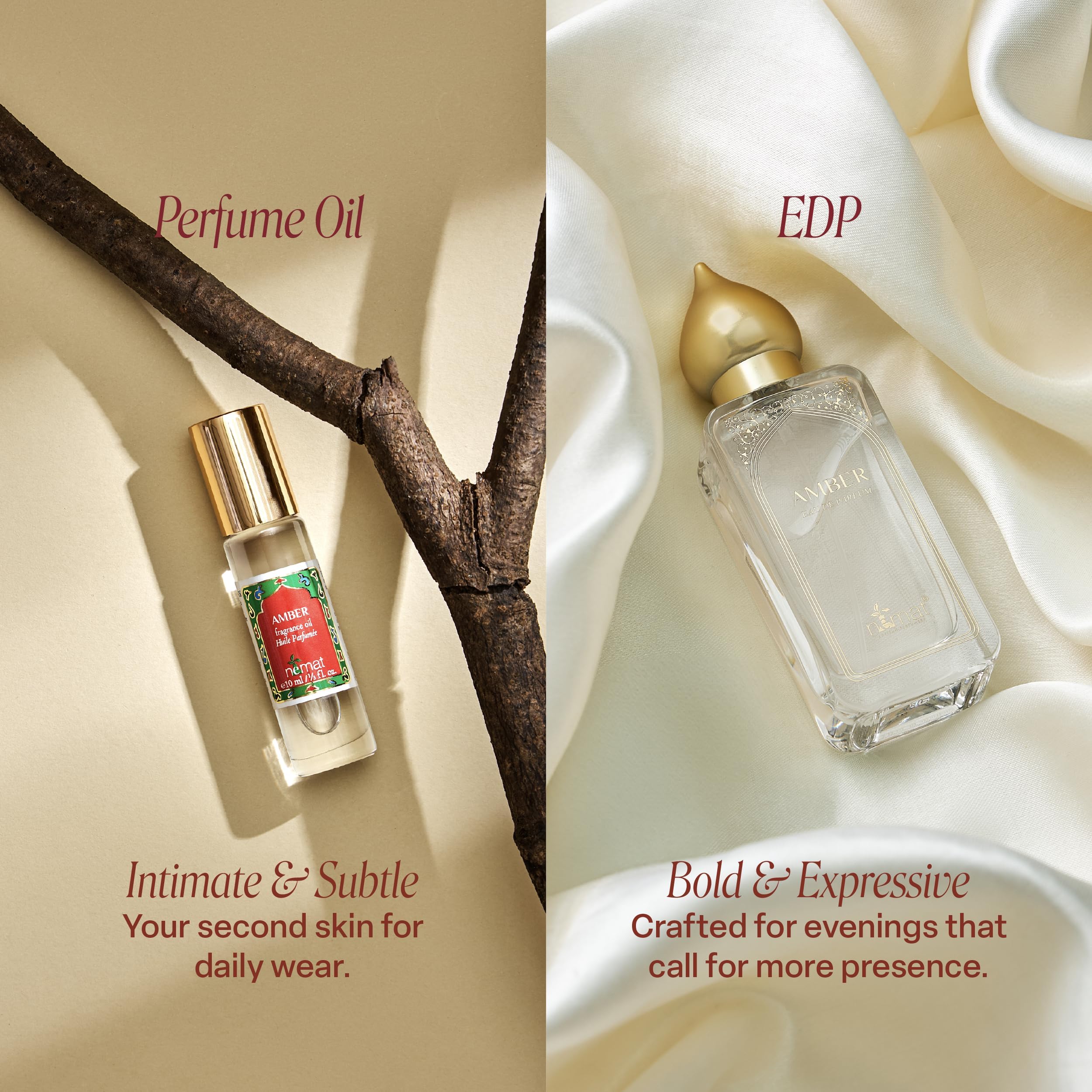 Nemat Amber Perfume Oil Roll-On, 10 ml
